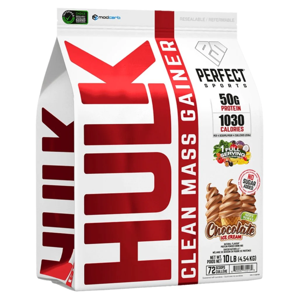 HULK CLEAN MASS GAINER, 10lbs - Chocolate Ice Cream