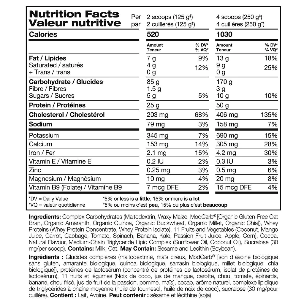 HULK CLEAN MASS GAINER, 10lbs - Vanilla Ice Cream - Image 2