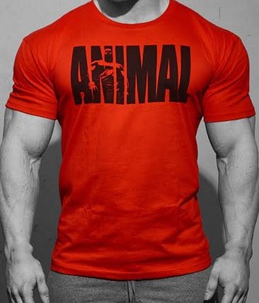Universal Nutrition Animal T Shirt, Red (4 Sizes)